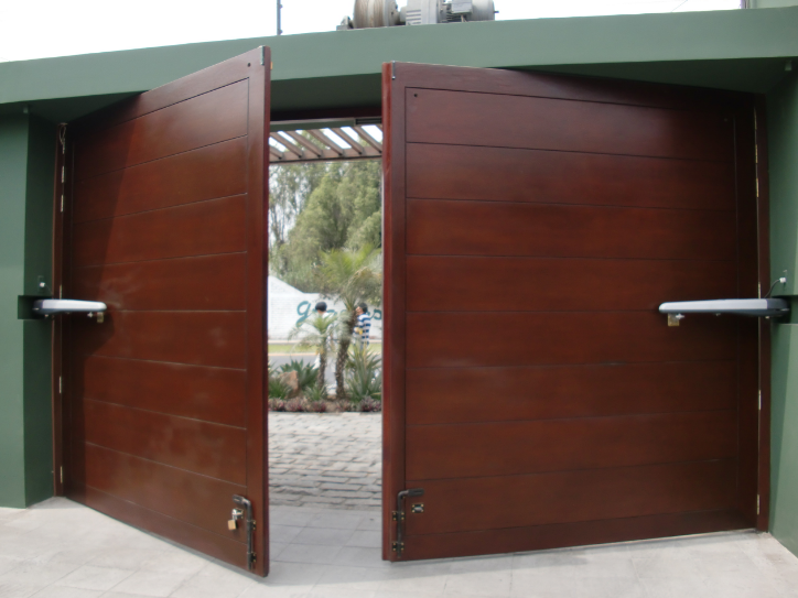 puerta automatica de dos hojas
