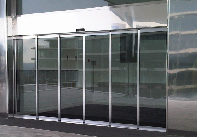 puerta cristal tienda